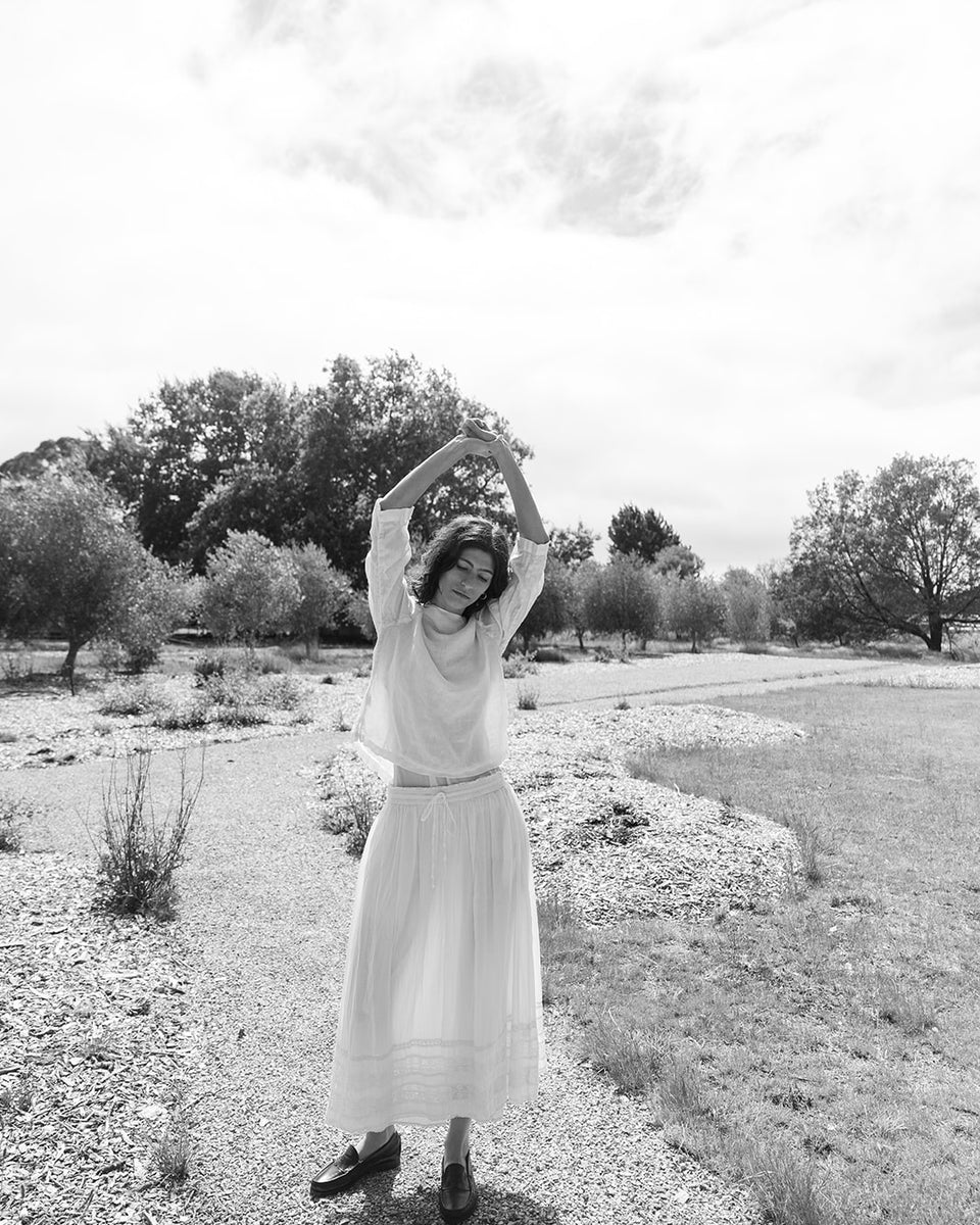 The 'Harper' Skirt in Cotton Voile