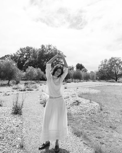 The 'Harper' Skirt in Cotton Voile