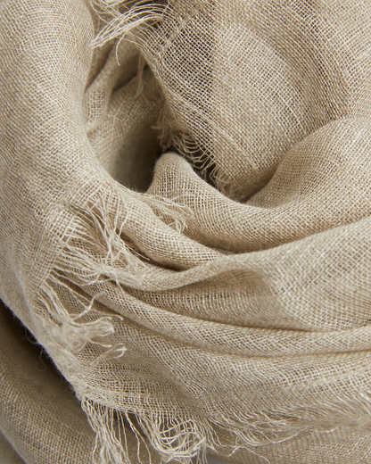 The Hand Loomed Linen Scarf