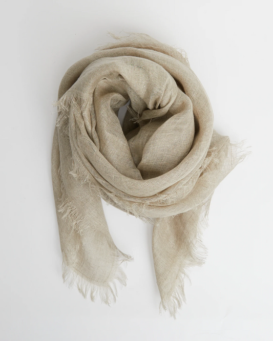 The Hand Loomed Linen Scarf