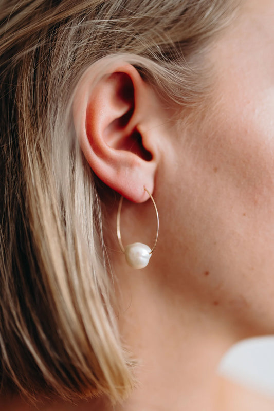 'Clementine' Pearl Earrings