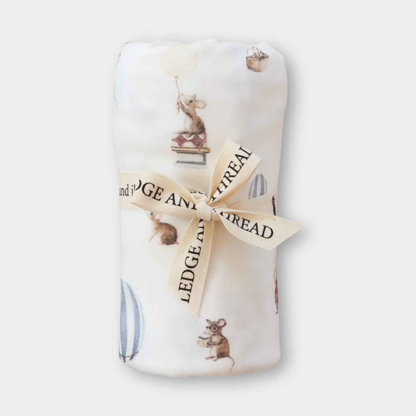 Jersey stretch wrap - Mouse & Air Balloon