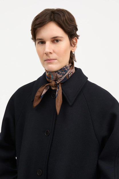 Skall 'Pippa' Scarf in Brown Paisley print
