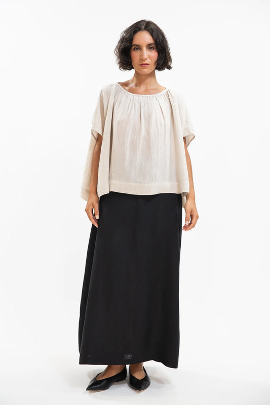 Poppy Top in Neutral Crush