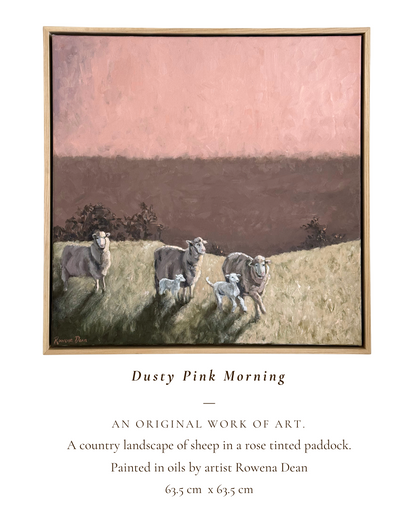 'Dusty Pink Morning' by Rowena Dean