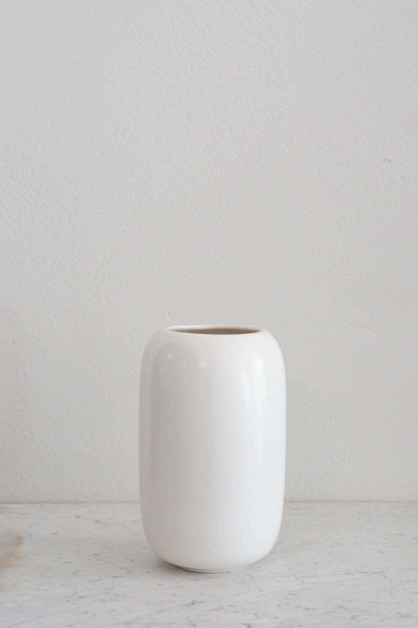 Small Ceramic Vase in White