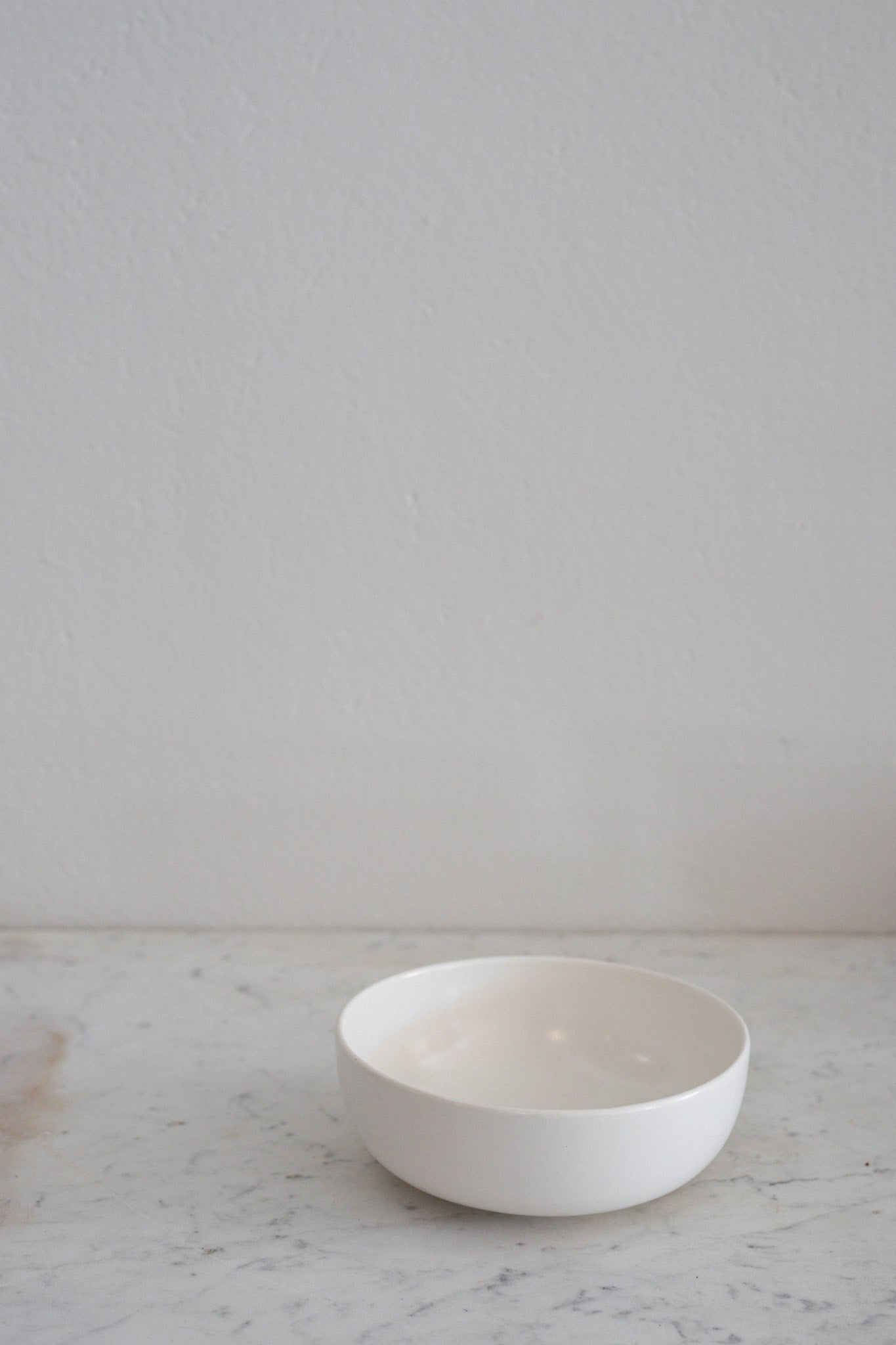 Handmade Breakfast Bowl in Satin White