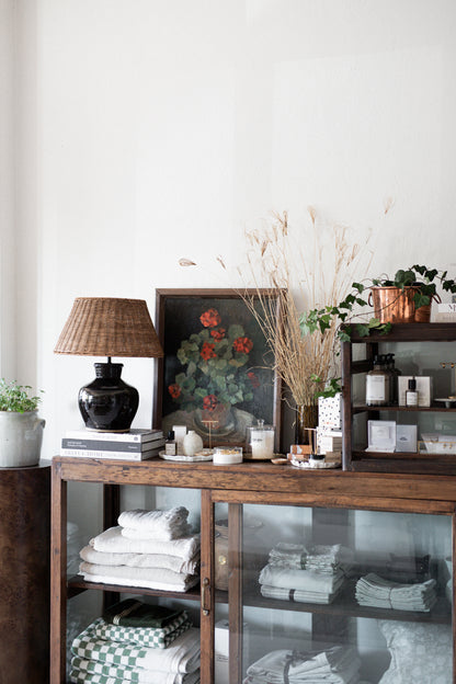 Antique French Artwork | Pot of Geraniums still life