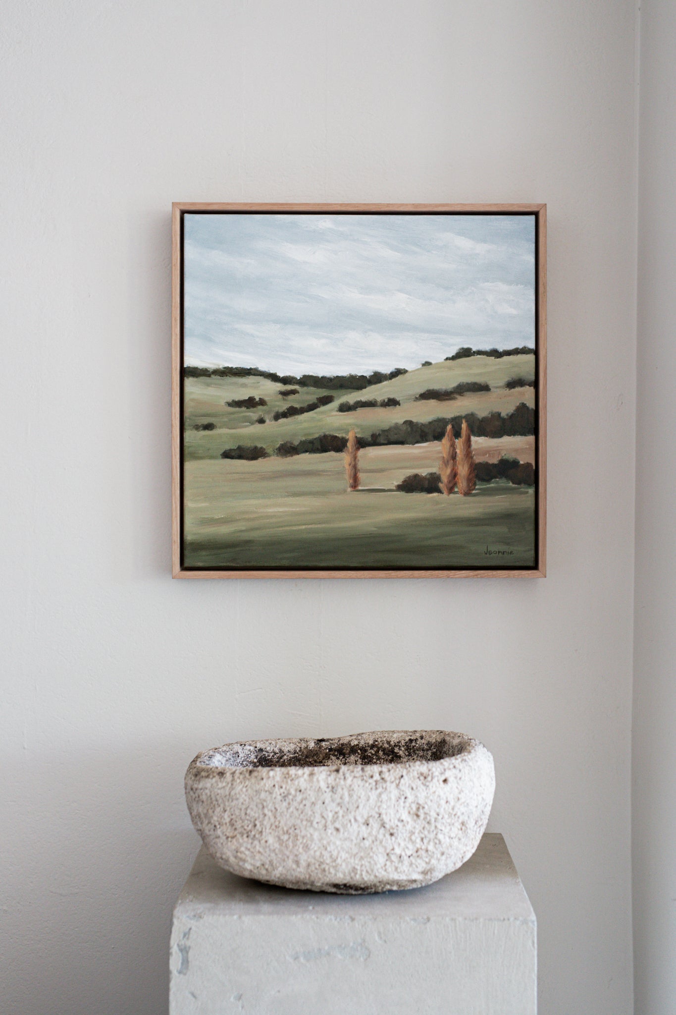 'Burrawang Hills Study' an Original Artwork by Jeannie Dolan