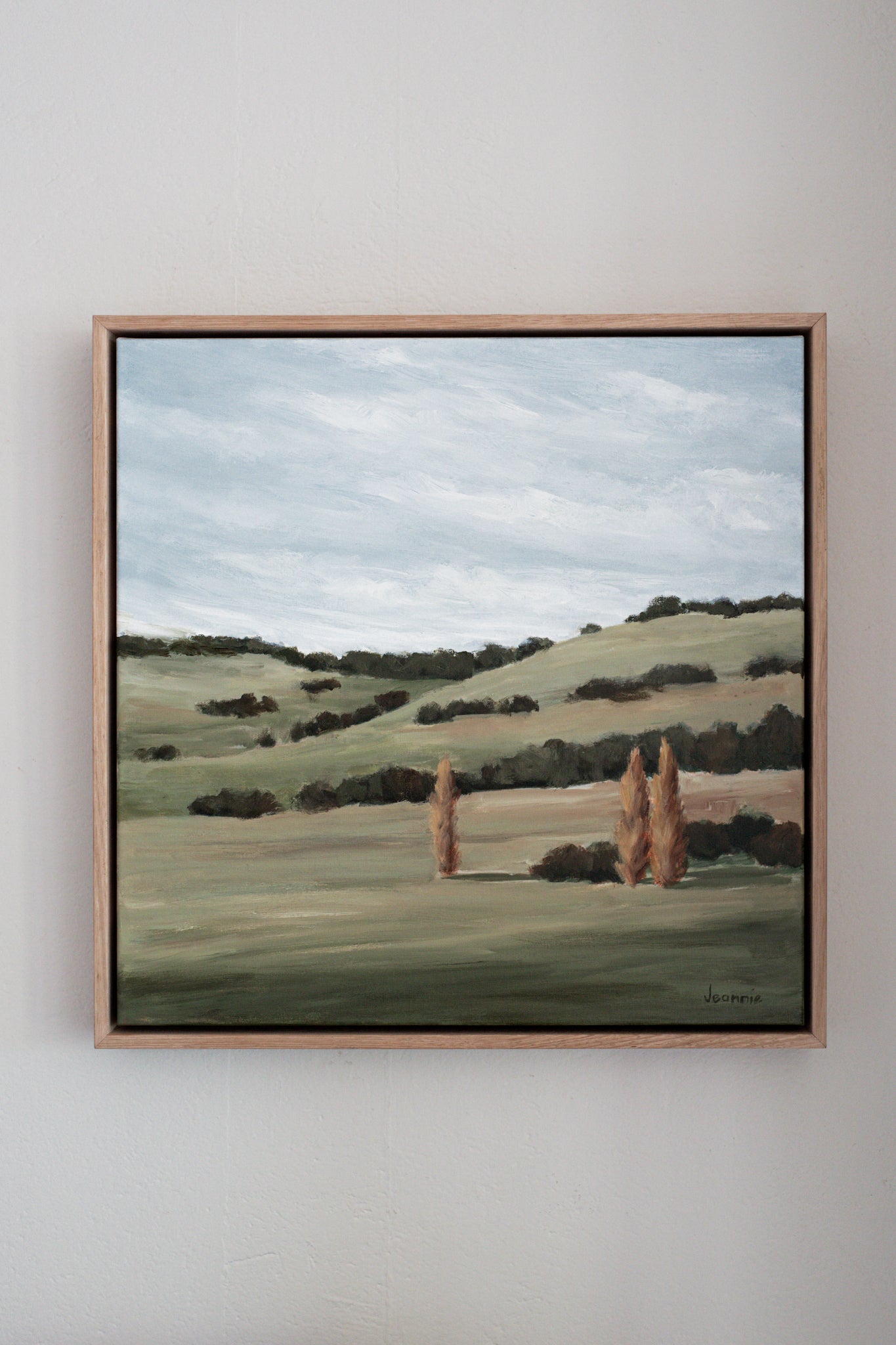 'Burrawang Hills Study' an Original Artwork by Jeannie Dolan