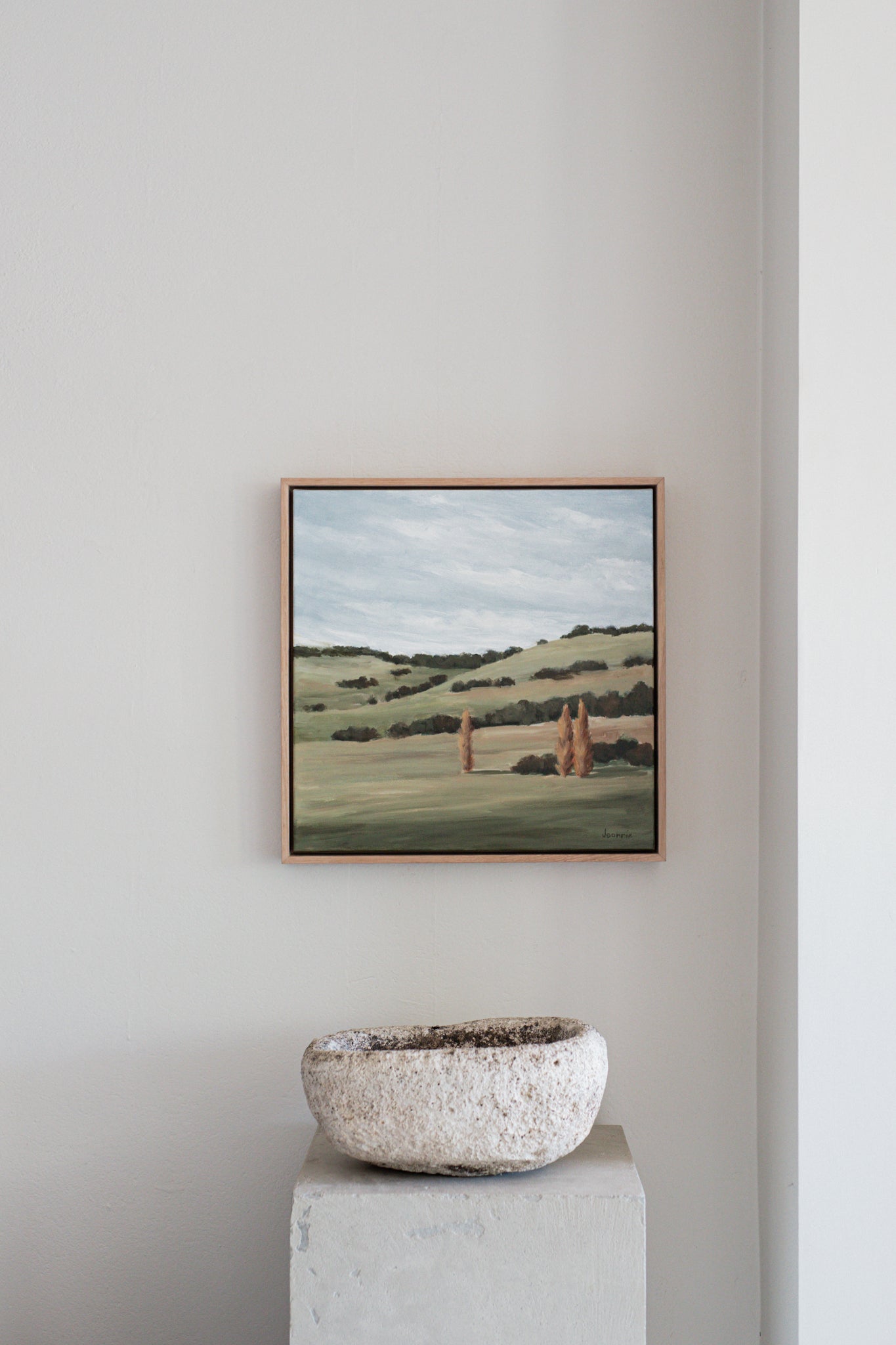'Burrawang Hills Study' an Original Artwork by Jeannie Dolan