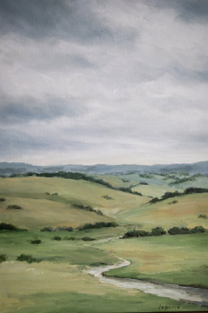 'Country Vista' an Original Artwork by Jeannie Dolan