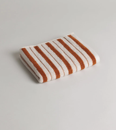 San Luis Hand Towel in Fuyu & Chalk