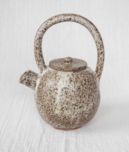 Handcrafted Ceramic Teapot | Moss