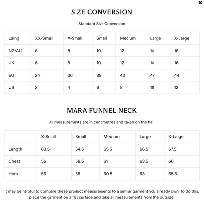Mara Cashmere Funnel Neck - Cocoa Marle
