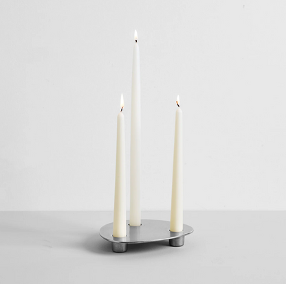 Brass Trio Candle Holder