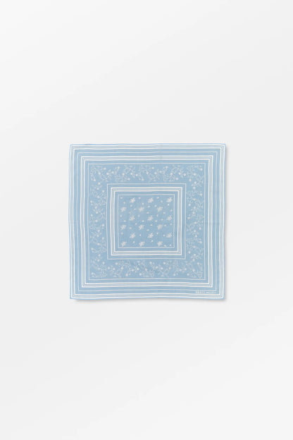 The Classic Square Scarf in Sky Blue