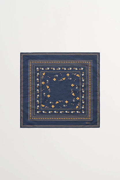 Skall Classic Scarf in Floral Navy