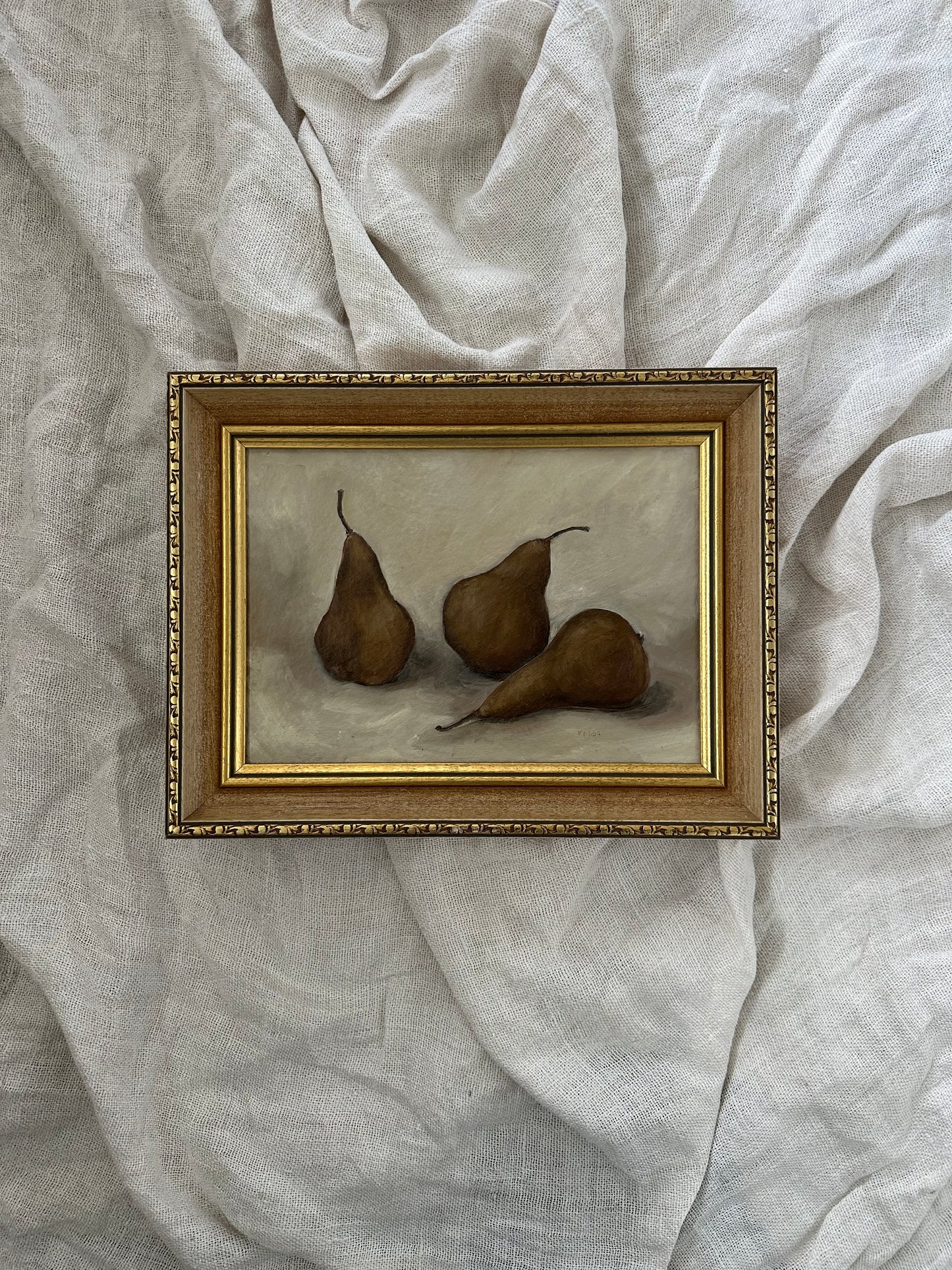 N 7. 'Three Bosc Pears'