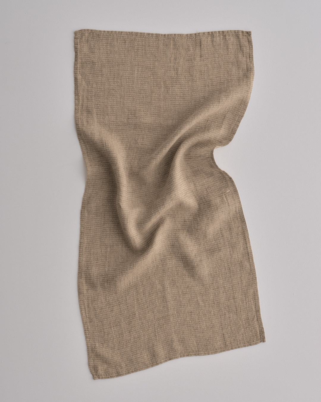 Pure Linen Tea Towel | 'Brun Melange'