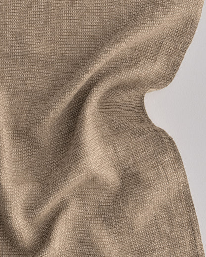 Pure Linen Tea Towel | 'Brun Melange'