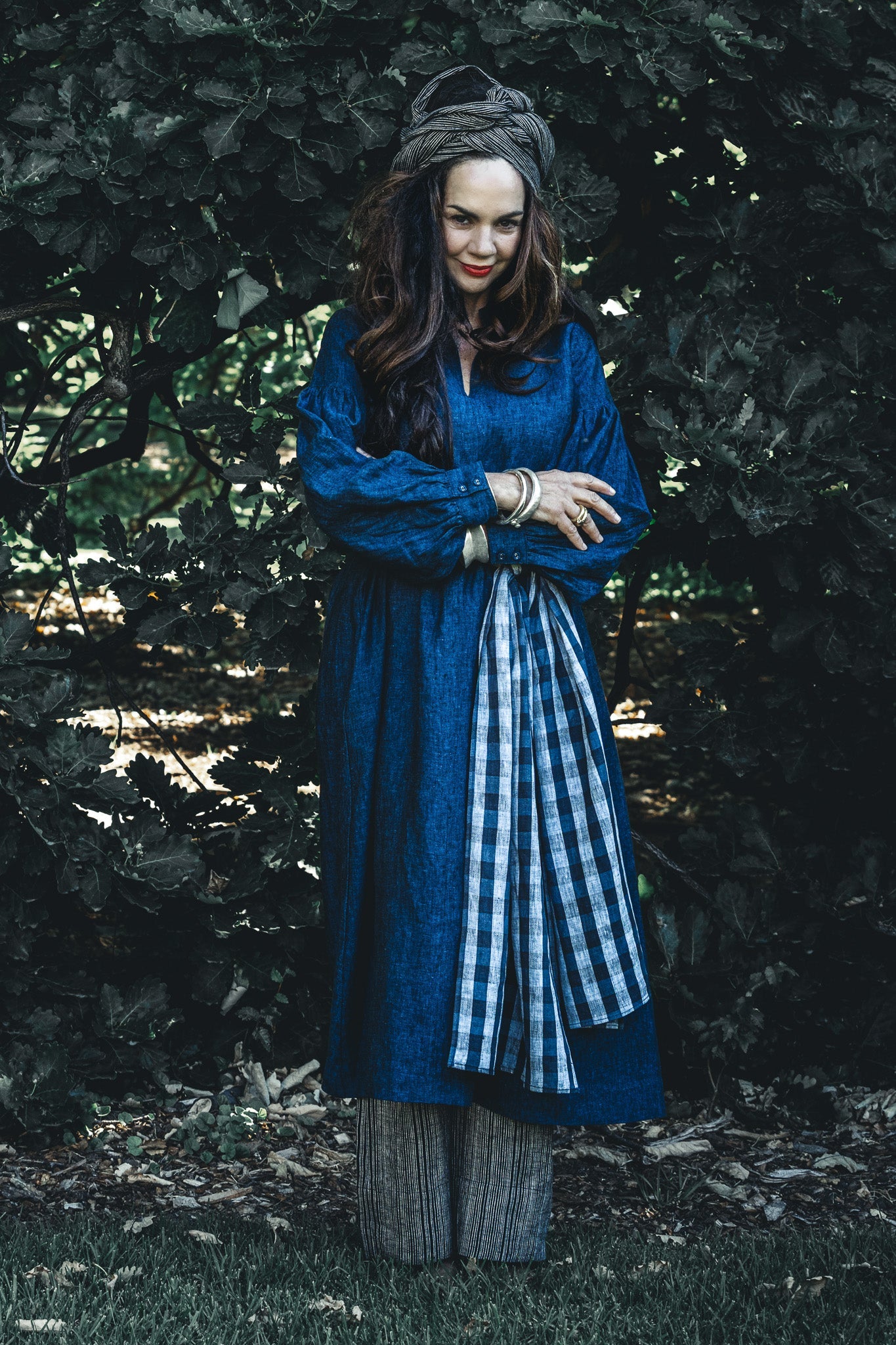 Maddison Dress Navy - Lifestyle