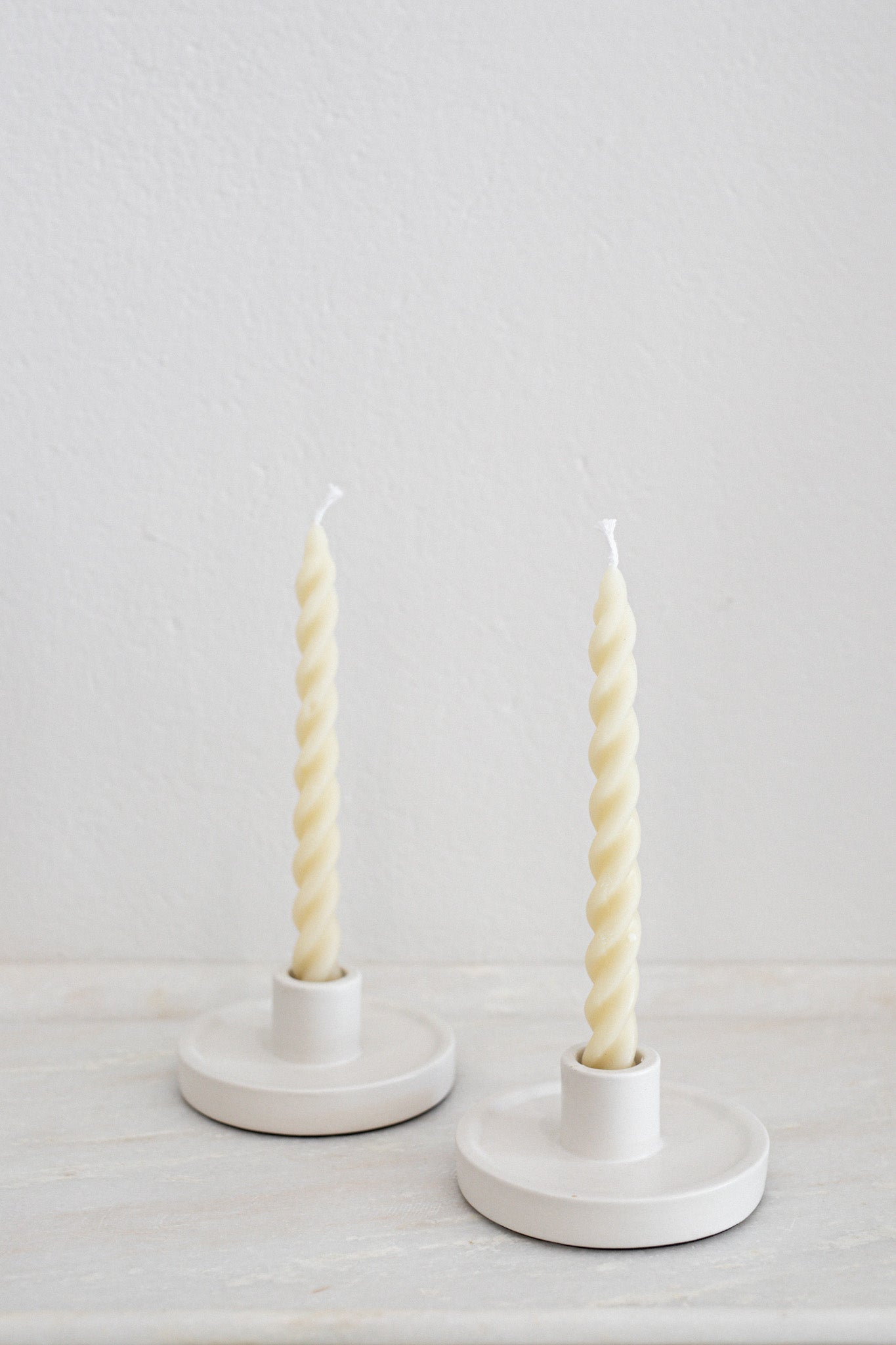 Spiral Candle Set of 3 Candles | Ivory