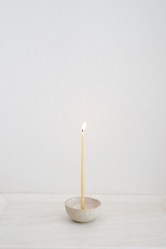 Set of Petite Beeswax Tapers | Set of 10 Wish candles