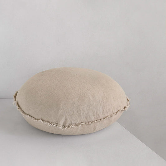 Linen Cushion Macaron | Sable