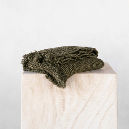 Linen Waffle Hand Towel | 'Armee'
