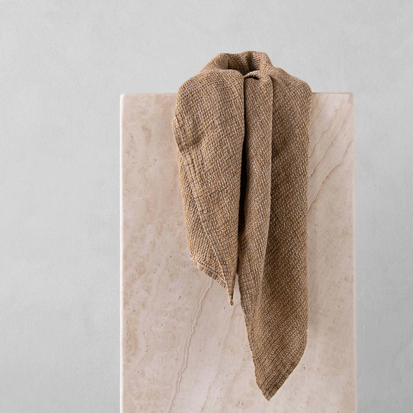 Pure Linen Tea Towel | 'Brun Melange'