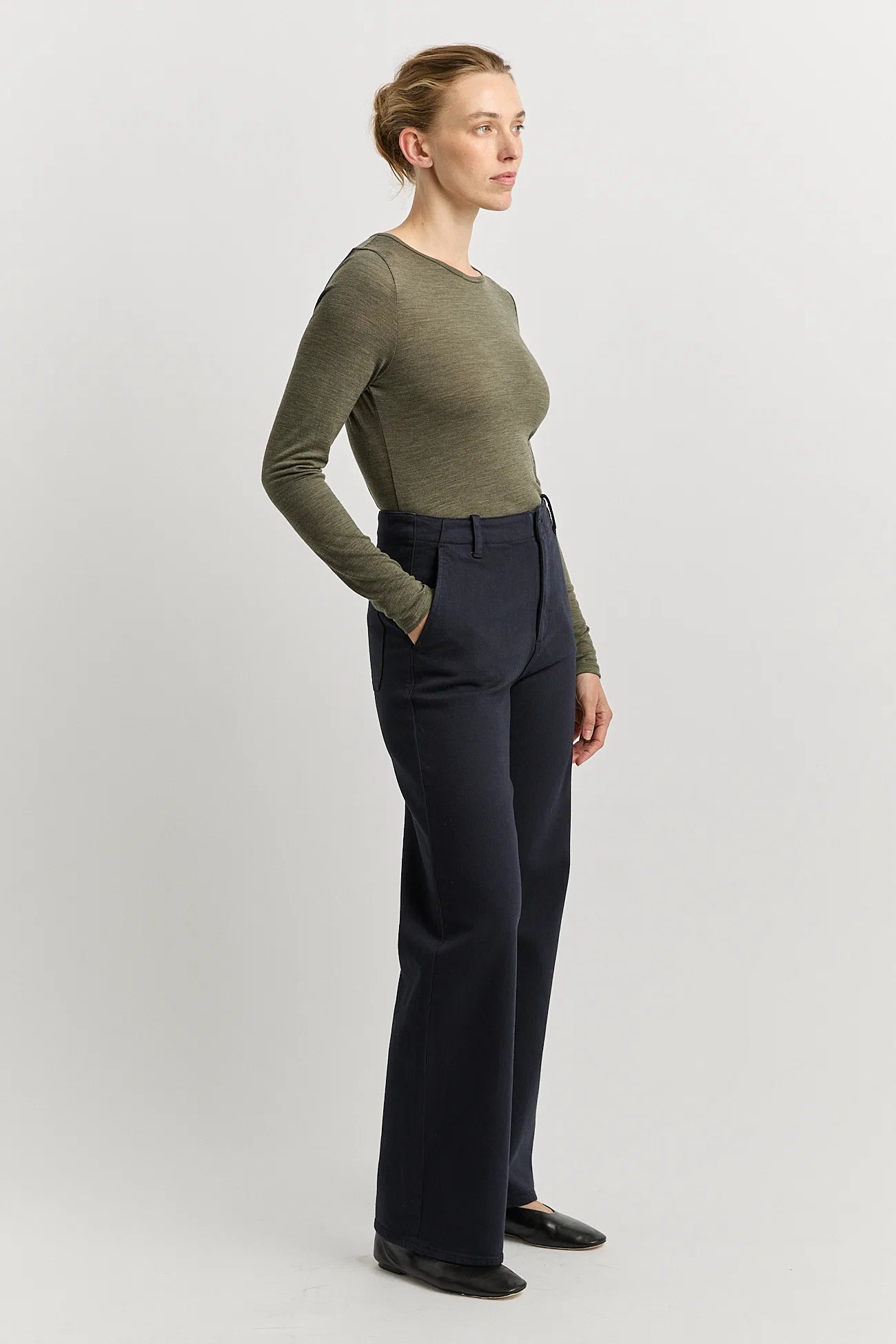 The Crew Merino Tee | Long Sleeve