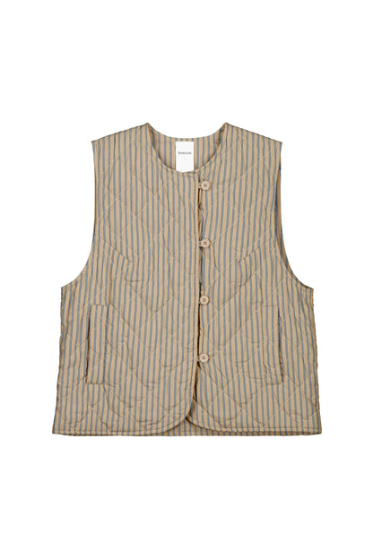 The Axis Vest in Double Pinstripe