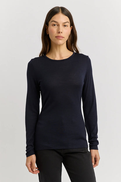 The Crew Merino Tee | Long Sleeve