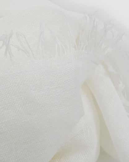The Hand Loomed Linen Scarf