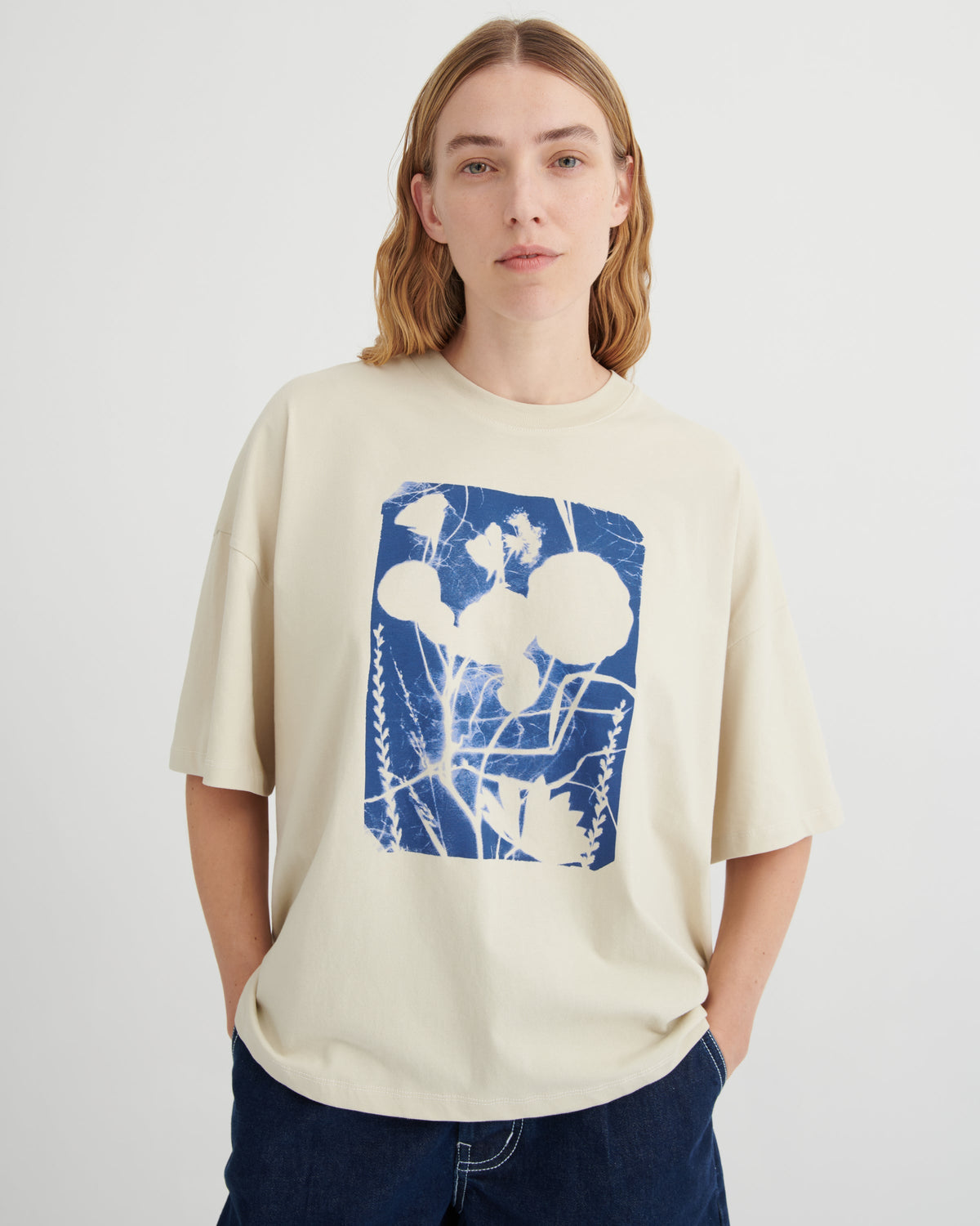 Cyanotype Tee Stone - Front