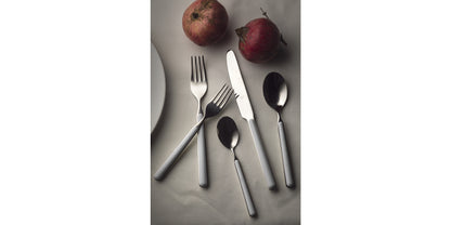 Italian Cutlery in White | Set of 4 pieces