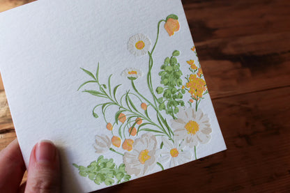 'Autumn Bouquet' Letterpress Card