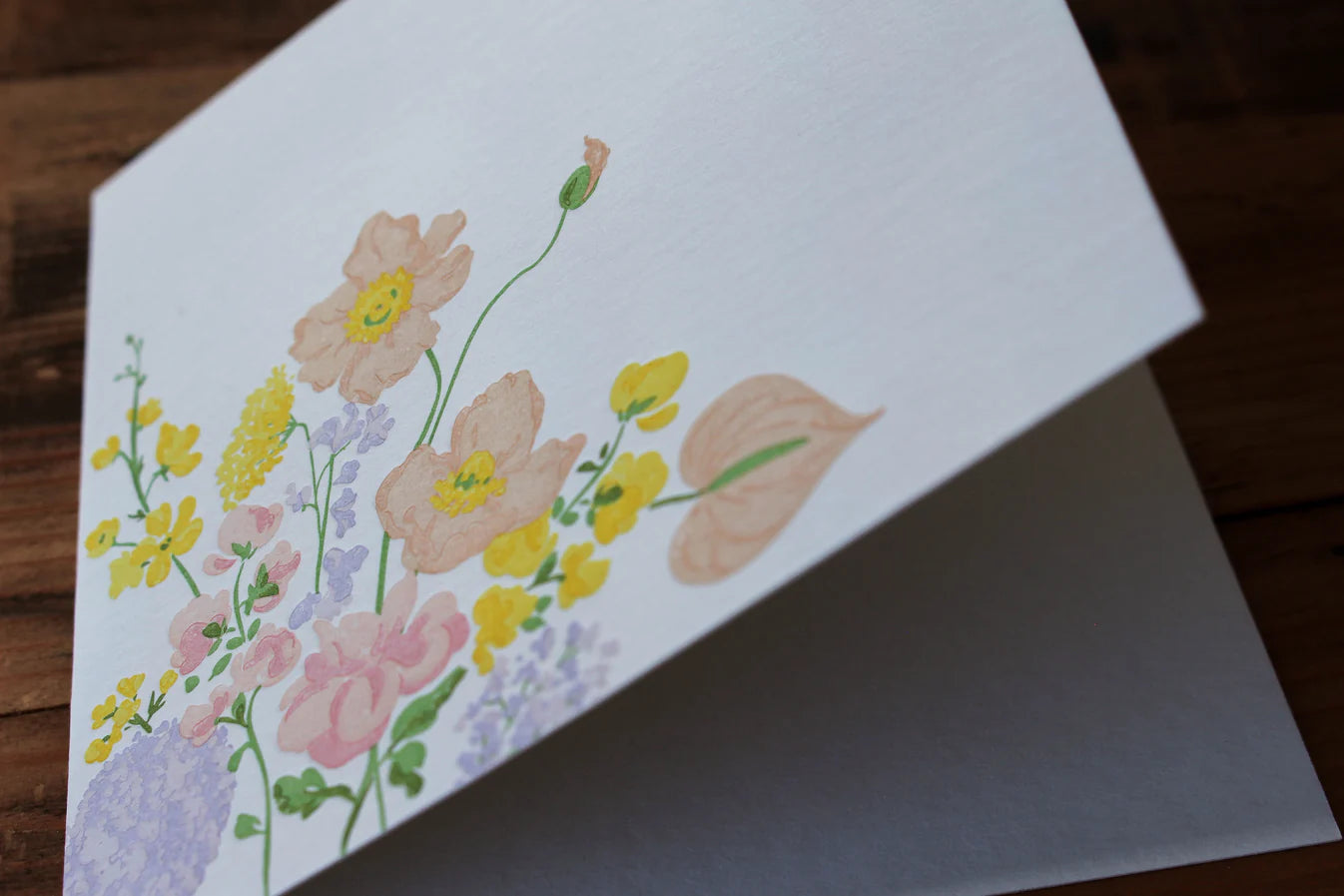 'Spring Bouquet' Letterpress Card