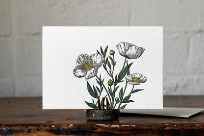 Flora N. 5 Letterpress Notecard