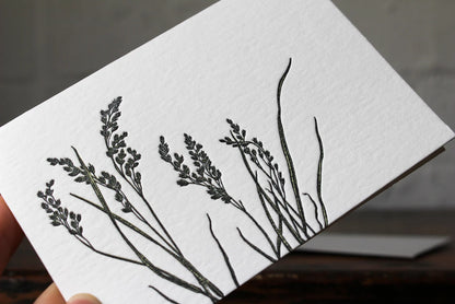 Flora N. 2 Letterpress Notecard
