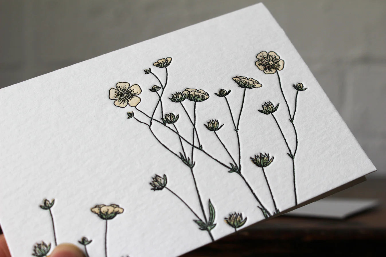 Flora N. 5 Letterpress Notecard