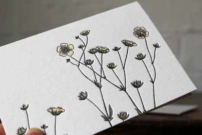 Flora N. 5 Letterpress Notecard