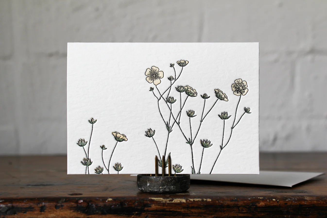 Flora N. 5 Letterpress Notecard