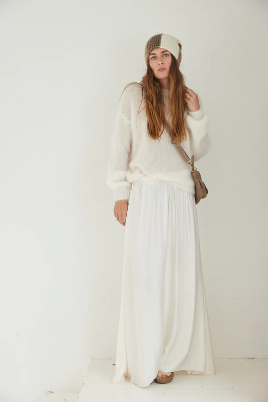 Long Italian skirt | offwhite