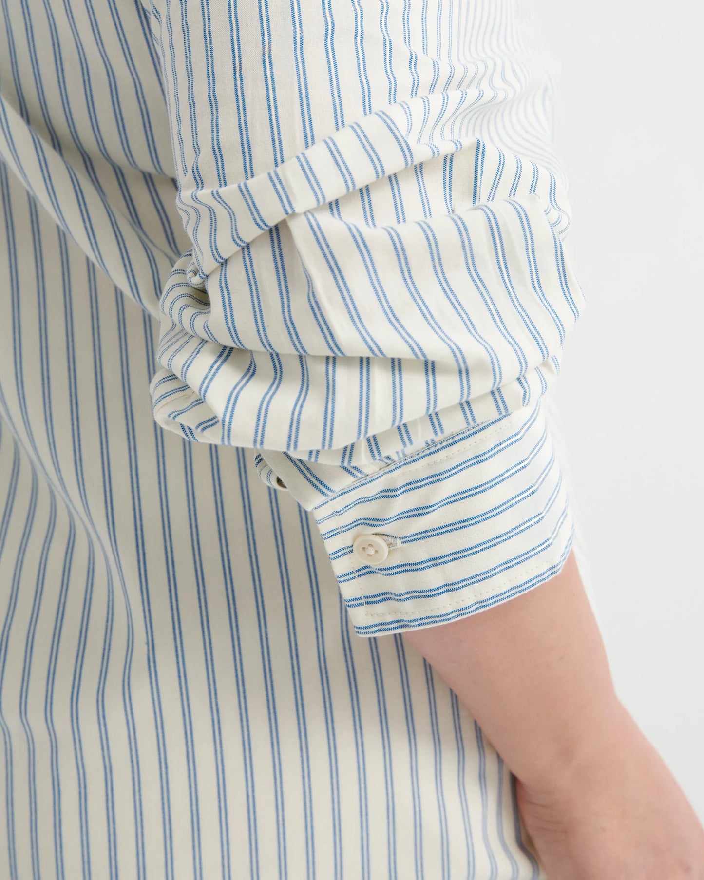 The Maker Shirt in Ticking Stripe