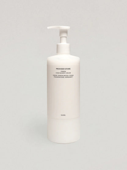 Onsen Hand & Body Cream - 500ML