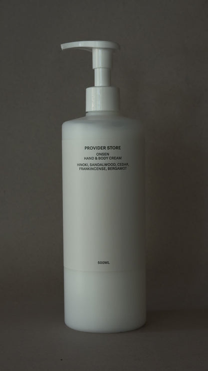 Onsen Hand & Body Cream - 500ML